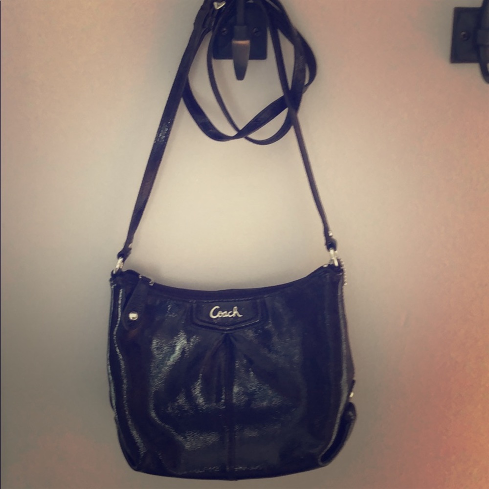 Patent Coach Cross Body